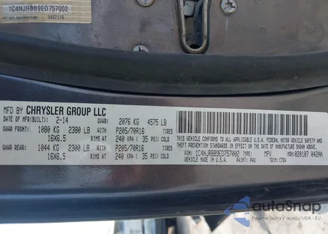 2016 Jeep Patriot Sport из США, поврежденный, VIN 1C4NJRBB3GD522596